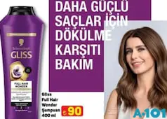 GLİSS FULL HAİR WONDER ŞAMPUAN 400 ML GLİSS FULL HAİR WONDER ŞAMPUAN 400 ML
